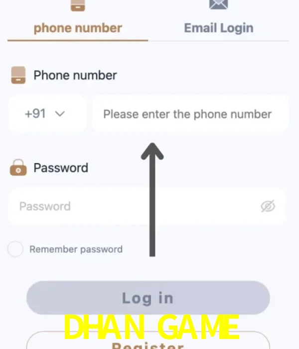 DHAN GAME login